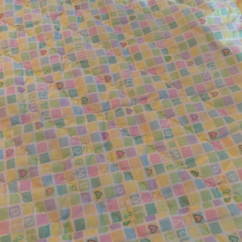Patchwork Quilt with Pastel Colors